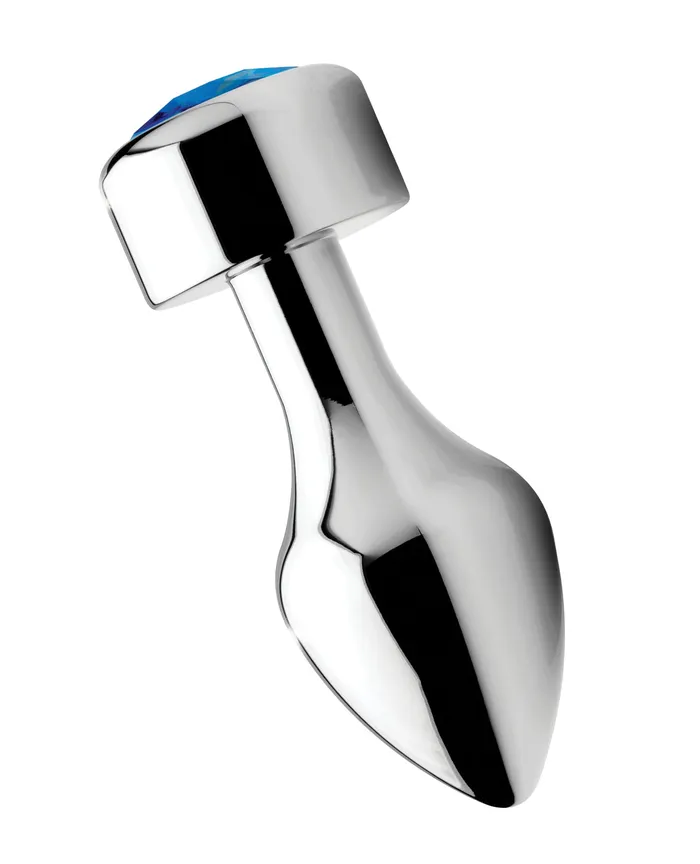 Xr LLC Anal Bootysparks Weighted Blue Gem Anal Plug