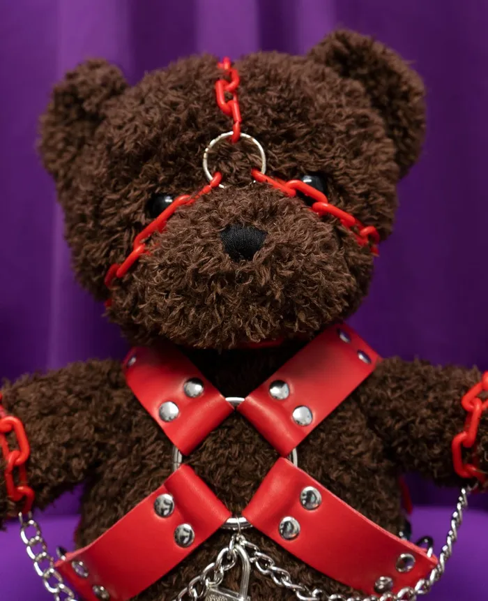 Handcuffs Restraints The Kinky Peach Rupert the Bondage Bear