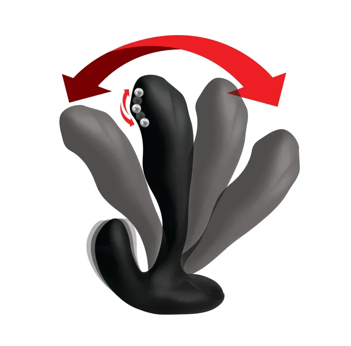 XR Brands Male Sex Toys Bendable Prostate Stimulator With Bead