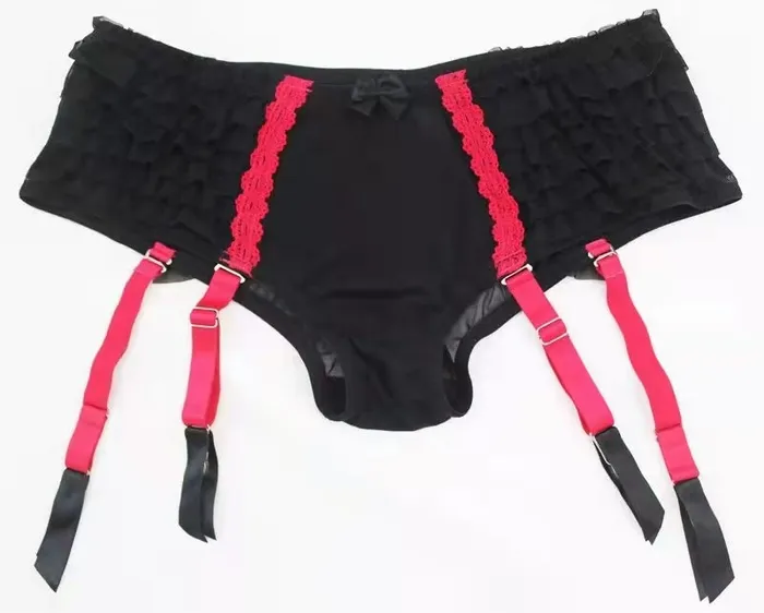 Cake Garter Panties Belt for Stockings CHASTITY CAGE CO Anal
