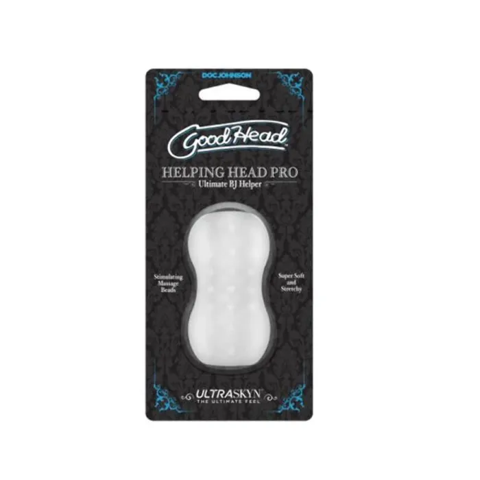 Doc Johnson Male Sex Toys Doc Johnson Goodhead Helping Head Pro Ultraskyn Ultimate Bj Helper Stimulating Massage Beads Super Soft Stretchy Frost Doc Johnson Male Sex Toys Doc Johnson Goodhead Helping Head Pro Ultraskyn Ultimate Bj Helper Stimulating Massage Beads Super Soft Stretchy Frost