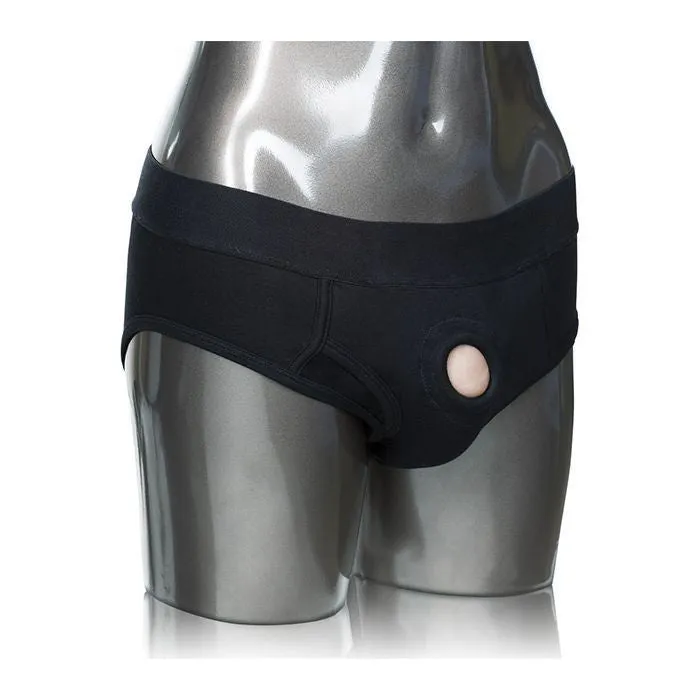 Female Sex Toys Packer Gear Brief Harness 2XL3XL Black Cal Exotics Female Sex Toys Packer Gear Brief Harness 2XL3XL Black Cal Exotics