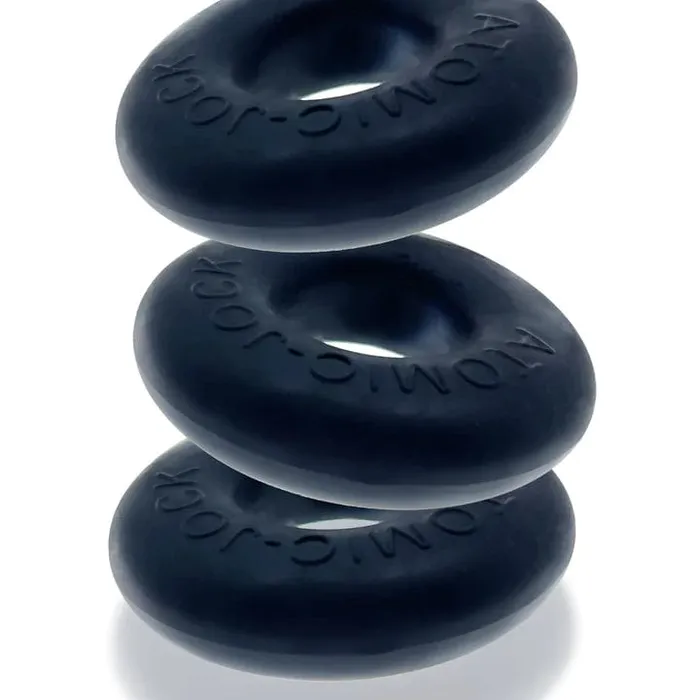 Male Sex Toys Sexy Living Oxballs Ringer Cockring 3Pack PlusSilicone Special Edition Night