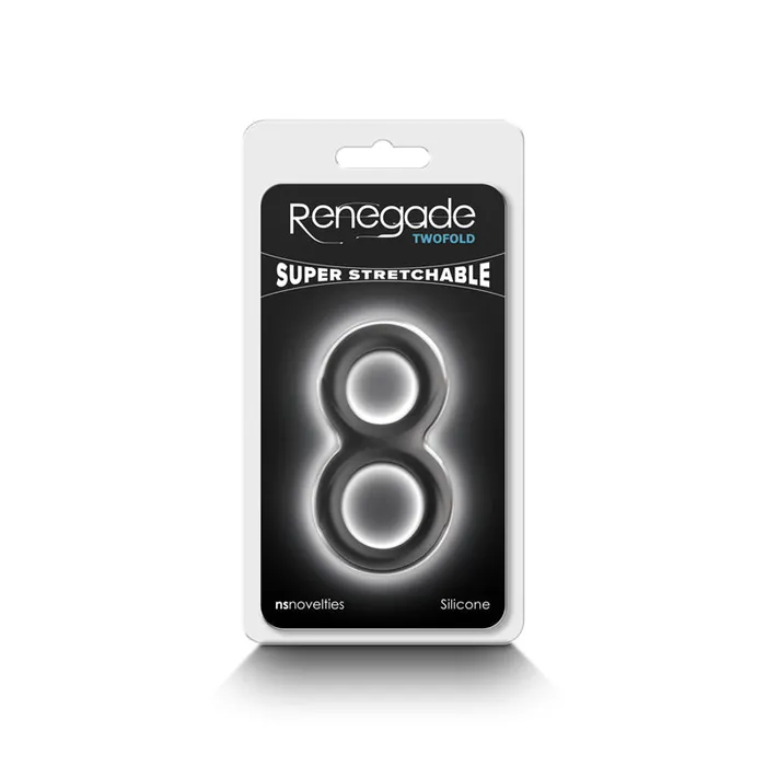 Renegade Twofold Dual Cock Ring New Sensations Novel Male Sex Toys