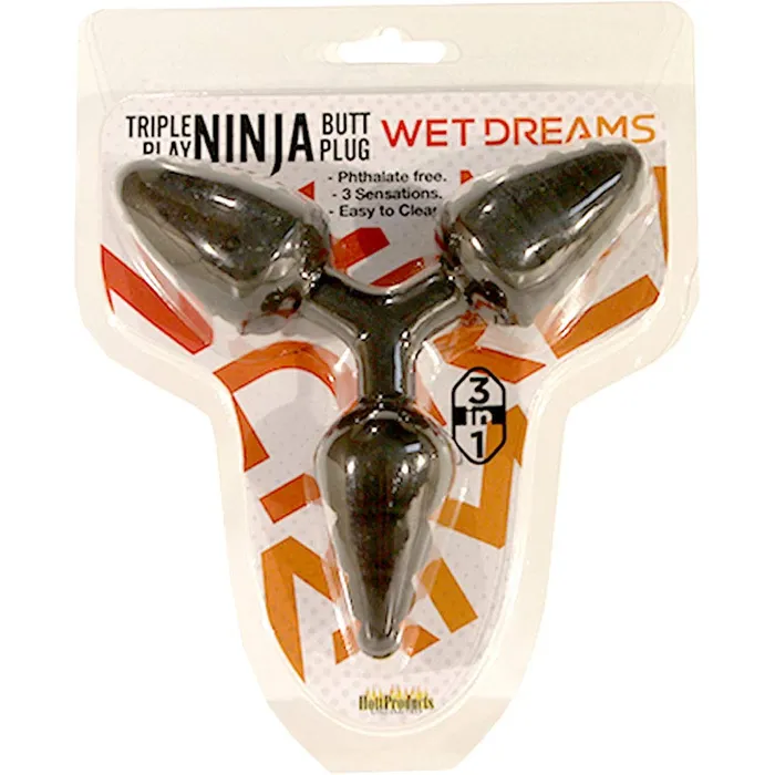 Wd Wet Dreams Triple Play Ni Triple Butt Plug Black Hott Products Unlimited Anal Wd Wet Dreams Triple Play Ni Triple Butt Plug Black Hott Products Unlimited Anal