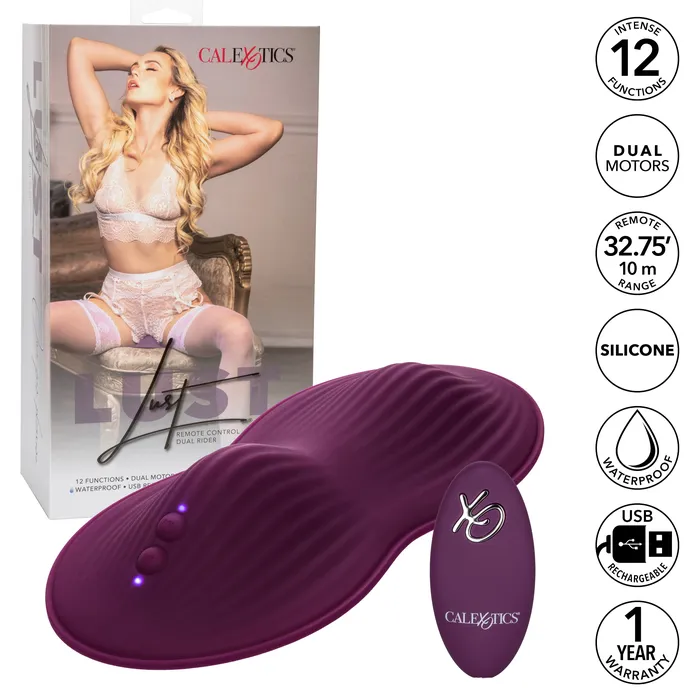 CalExotics Lust Remote Control Dual Rider Female Sex Toys