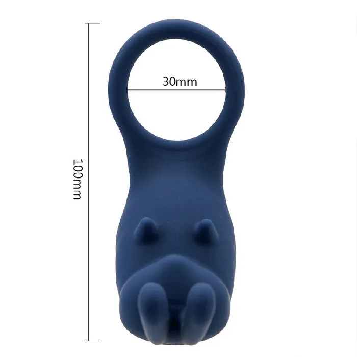 Couples EVEs SECRETS Male 10Speed Vibrating Rabbit Cock Ring with Clit Stimulation Option Sex Toys for Couples