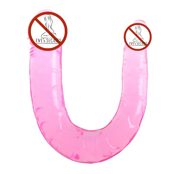 Double Head Rubber Penis for Women Adult Sex Toy for Vagina Stimulate EVEs SECRETS Male Sex Toys