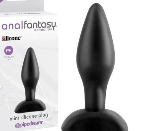 JCAP Anal Pipedream Anal Fantasy Collection Mini Silicone Butt Plug 3 inch Black