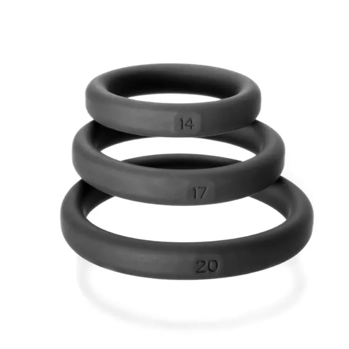 LonBrook Couples XactFit Silicone Rings 3 Ring Kit