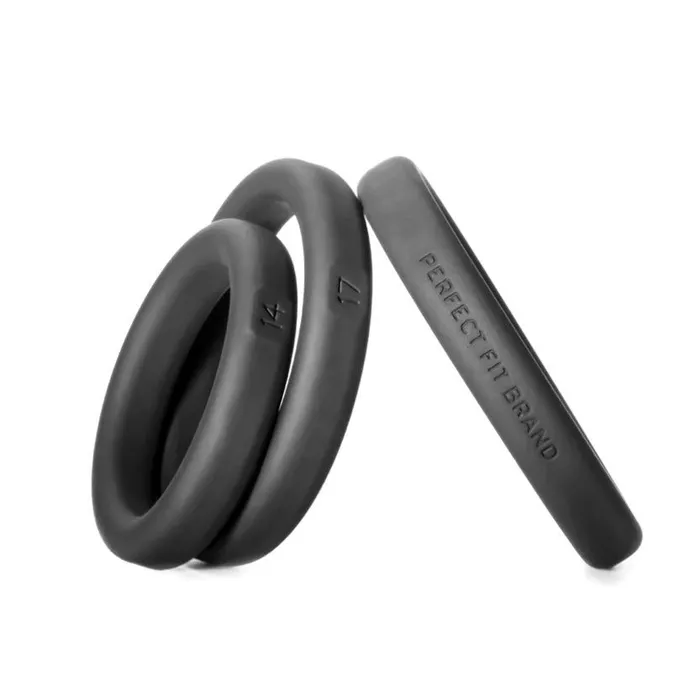 LonBrook Couples XactFit Silicone Rings 3 Ring Kit