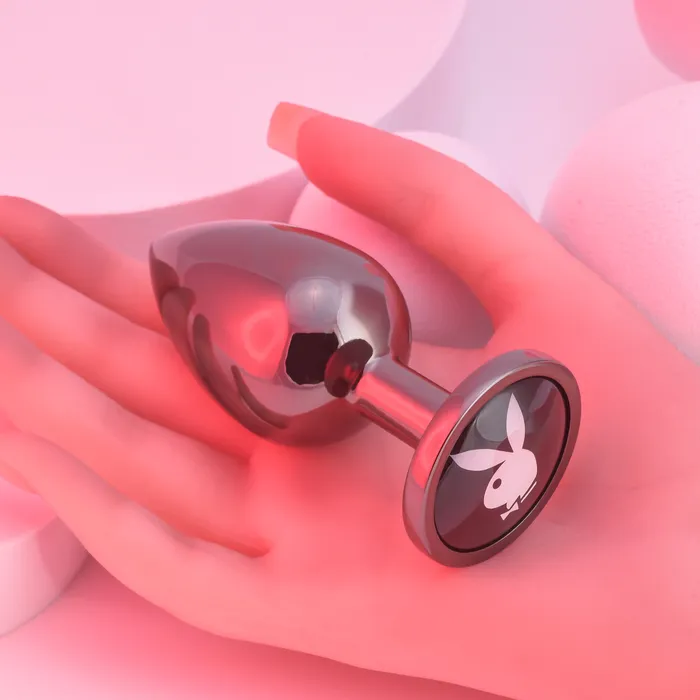 Playboy Tux Large Metal Anal Plug Playboy Male Sex Toys Playboy Tux Large Metal Anal Plug Playboy Male Sex Toys