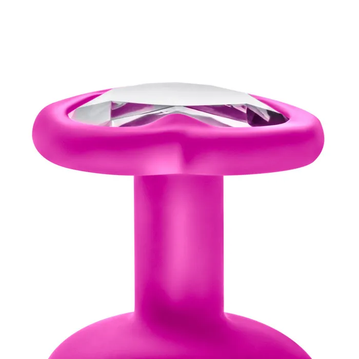 Blush Luxe Bling Plugs Training Kit Pink With White Gems Anal