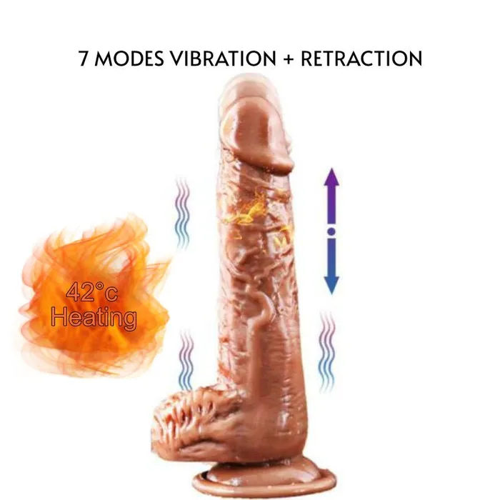 Conan Retractable Vibrating Dildo FRISKY BUSINESS SG Vibrators