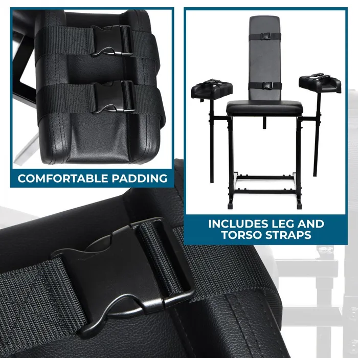 Master Series Extreme Obedience Chair XR Brands Male Sex Toys