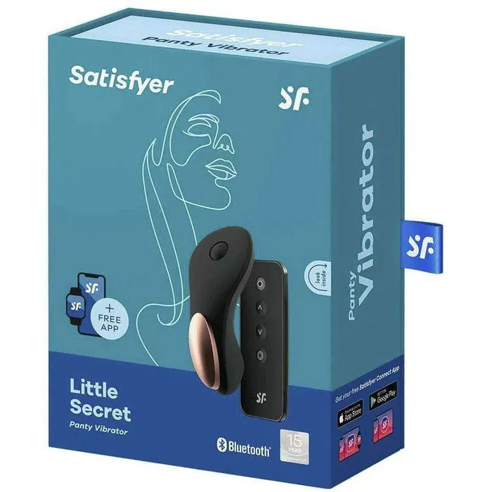 Satisfyer Little Secret Bluetooth Slip Vibrator Black Satisfyer Vibrators