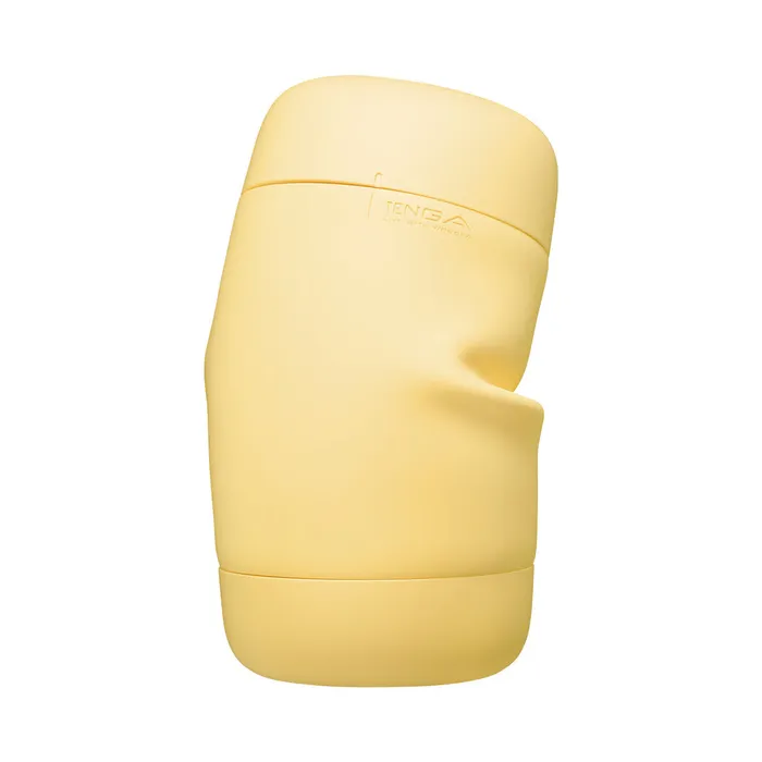 Tenga Puffy Soft Stroker Custard Yellow Tenga Male Sex Toys