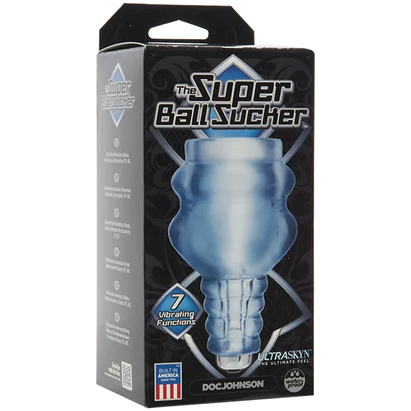 The Super Ball Sucker ULTRASKYN Stroker Doc Johnson Male Sex Toys