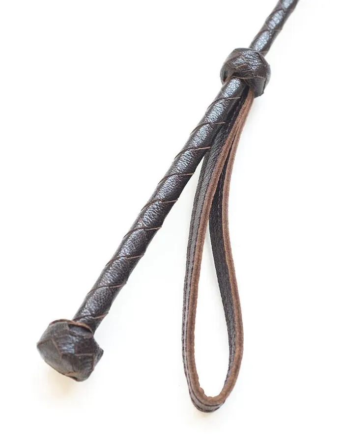 vendorunknown Brown Leather Heart Crop 235 Restraints
