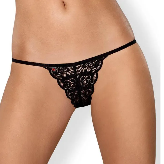 Anal Obsessive Obsessive Sexy Lingerie 845 Panties Black