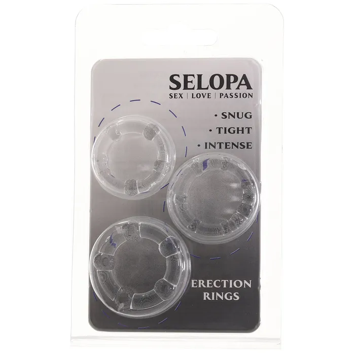 Anal Selopa Erection Rings Set Evolved Novelties