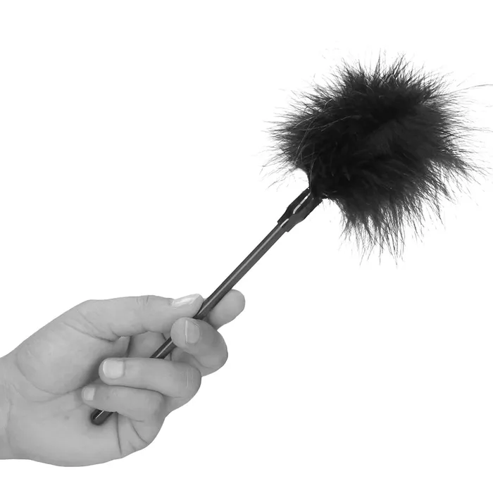 Anal Shots Toys Black White Feather Tickler Anal Shots Toys Black White Feather Tickler