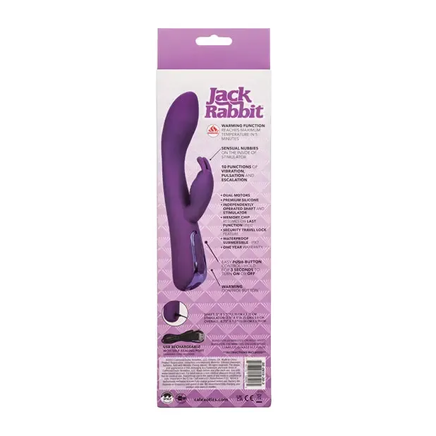 CalExotics Jack Rabbit Elite Warming Rabbit Purple Vibrators CalExotics Jack Rabbit Elite Warming Rabbit Purple Vibrators