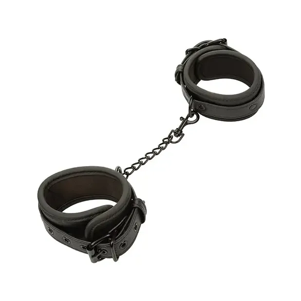 California Exotic Novelties Anal Nocturnal Collection Adjustable Ankle Cuffs Black