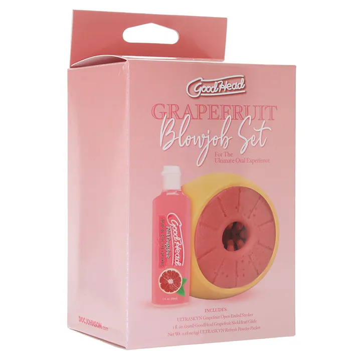 Doc Johnson Anal Goodhead Grapefruit Blowjob Set