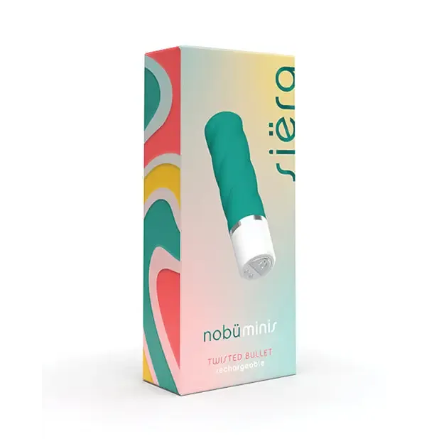 Female Sex Toys Bodispa INC Nobu Mini Siera Twisted Bullet Teal Female Sex Toys Bodispa INC Nobu Mini Siera Twisted Bullet Teal
