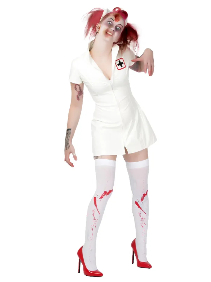 HonourSkintwocom Female Sex Toys PVC Sexy Nurse Dress in White HonourSkintwocom Female Sex Toys PVC Sexy Nurse Dress in White