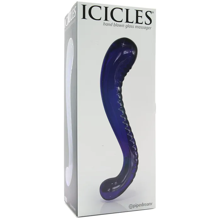 Icicles No 70 Glass Dildo in Blue Pipedream Dildos Icicles No 70 Glass Dildo in Blue Pipedream Dildos