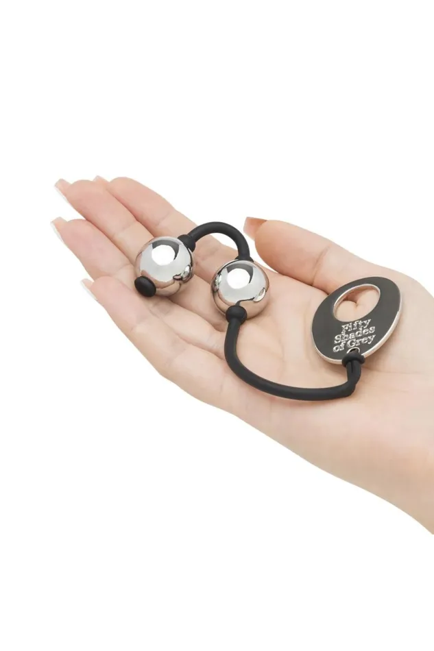 Inner Goddess Silver Pleasure Balls Fifty Shades of Grey Dildos