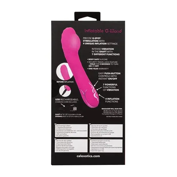 Insatiable G Inflatable G Wand Pink CalExotics Vibrators Insatiable G Inflatable G Wand Pink CalExotics Vibrators