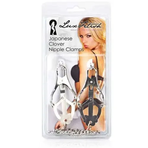Lux Fetish Japanese Clover Nipple Clamps Lux Fetish Female Sex Toys