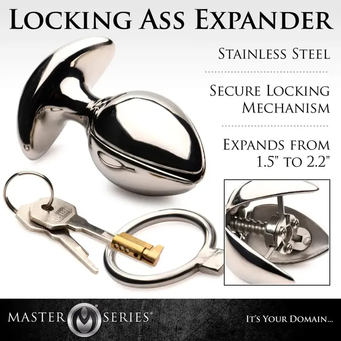 Male Sex Toys Master Series Master Series Ass Vault Locking Anal Expander