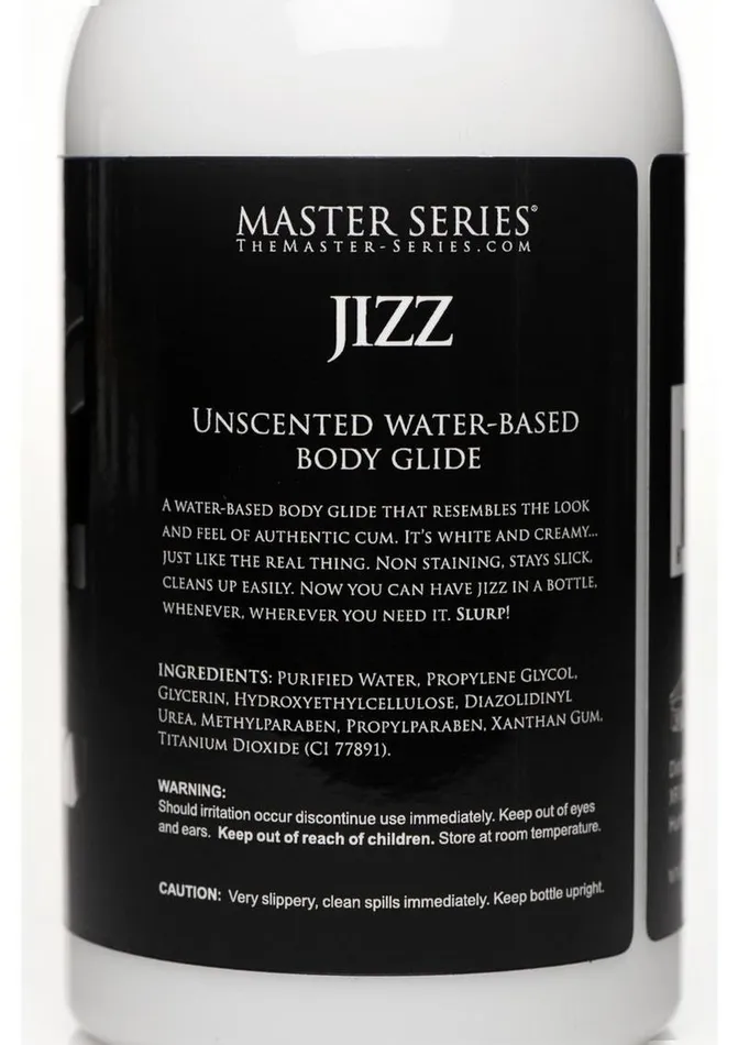 Master Series Jizz Unscented WaterBased Lube Master Series Male Sex Toys