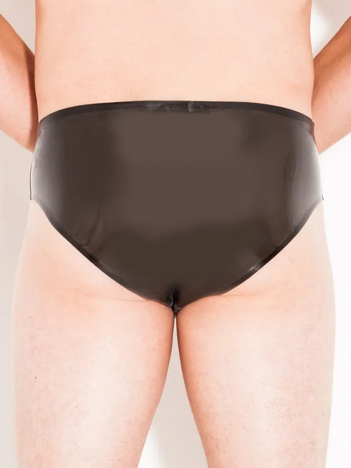 Rubber Panel Briefs ST Black Size XL HonourSkintwocom Dildos