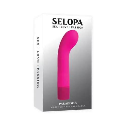 Selopa Paradise G Rechargeable Silicone GSpot Vibrator Pink evolv Vibrators Selopa Paradise G Rechargeable Silicone GSpot Vibrator Pink evolv Vibrators