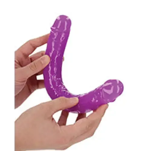 SHOTS AMERICA Dildos RealRock Glow in the Dark Double Dong 12 in DualEnded Dildo Neon Purple SHOTS AMERICA Dildos RealRock Glow in the Dark Double Dong 12 in DualEnded Dildo Neon Purple