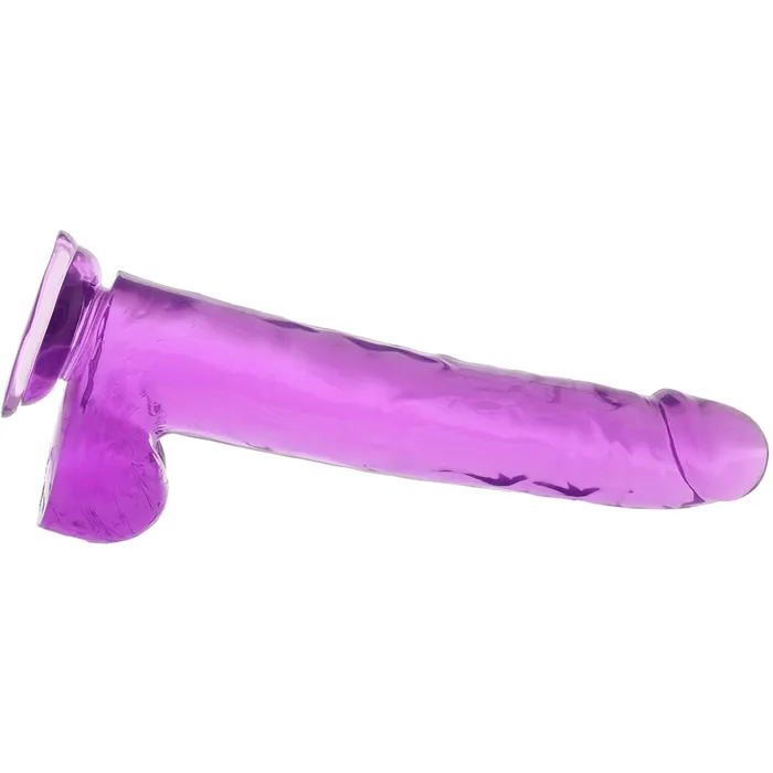 Size Queen 10 Inch Jelly Dildo in Purple CalExotics Dildos Size Queen 10 Inch Jelly Dildo in Purple CalExotics Dildos
