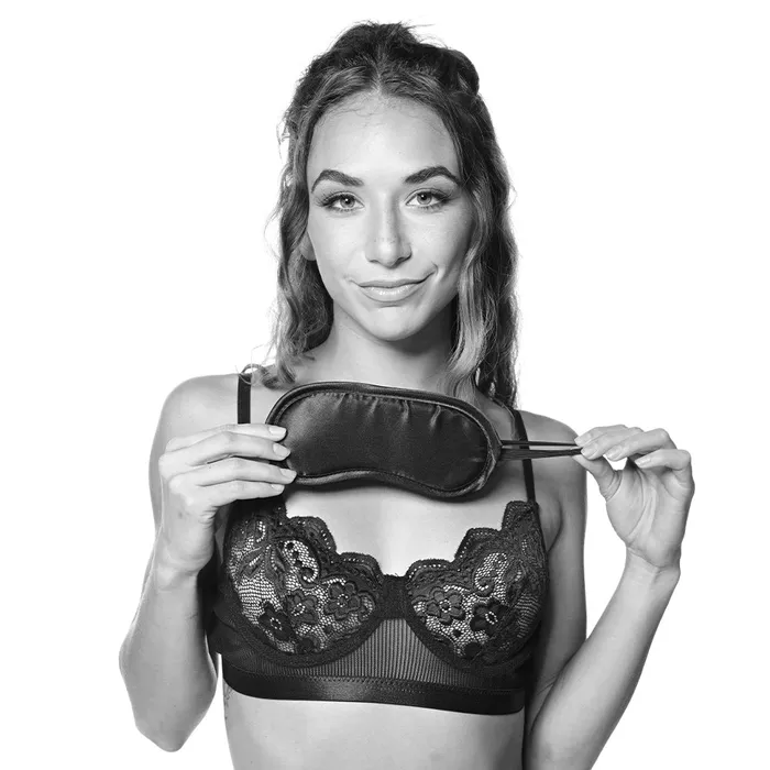 Sportsheets Anal Sex Mischief Satin Blindfold in Black Sportsheets Anal Sex Mischief Satin Blindfold in Black