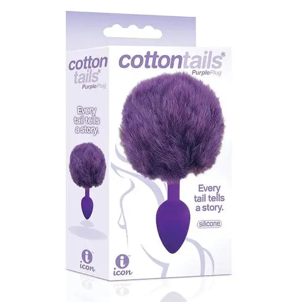 The 9s The 9s Cottontails Silicone Bunny Tail Butt Plug Anal