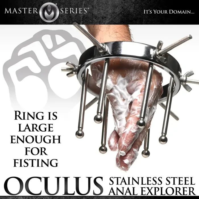XR Brands Anal Oculus Stainless Steel Anal Explorer