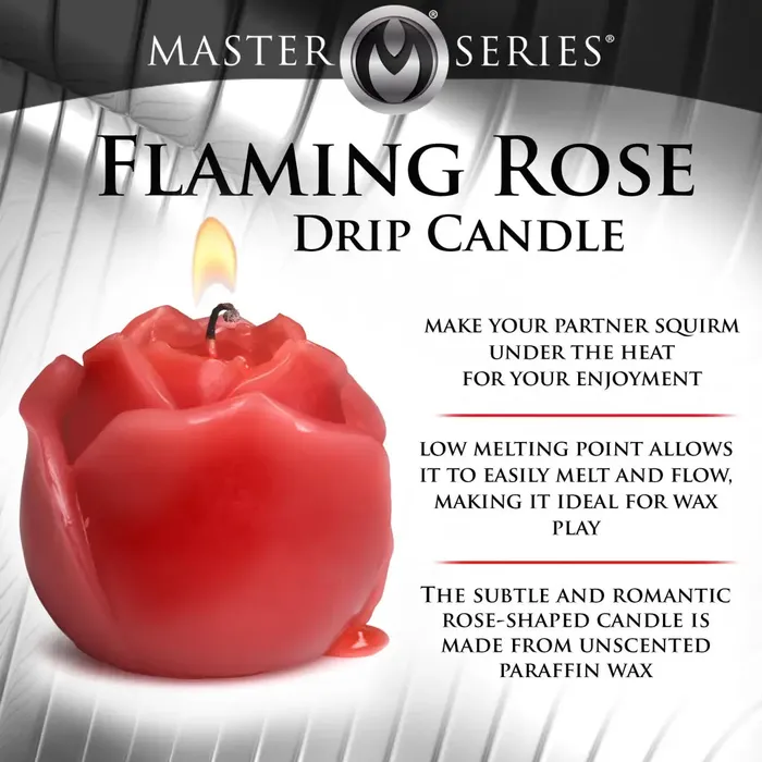 XR Brands Flaming Rose Drip Candle Vibrators